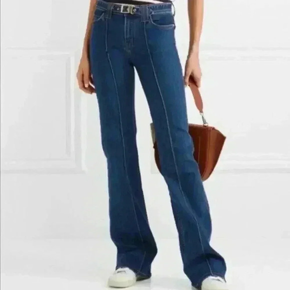 Current Elliott Jeans Size 24 Women's The Admirer Flare Scorpio Retro Denim‎ - Picture 1 of 8